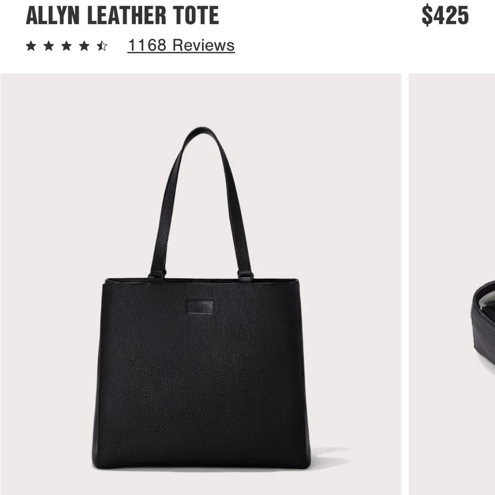 Dagne Dover Allyn Leather Tote.